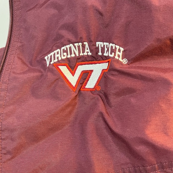 Vintage Holloway Man’s Burgundy and Cream Virginia Tech Jacket - Picture 7 of 12